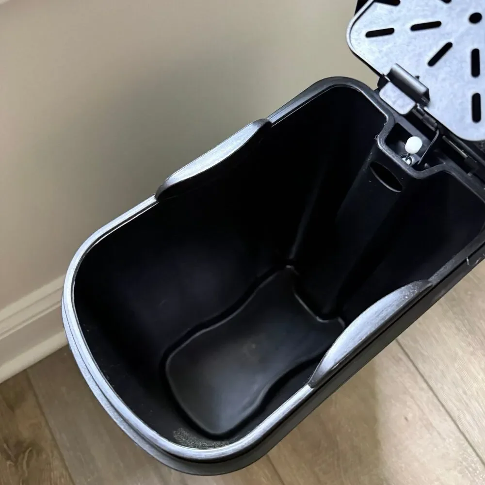 Matte Stainless Steel Pet Waste Trash Can